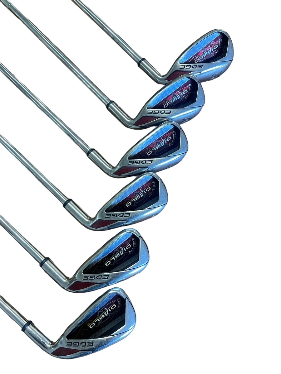 Callaway Diablo Edge Iron Set Of 6 4 9 Uniflex steel shafts Golf