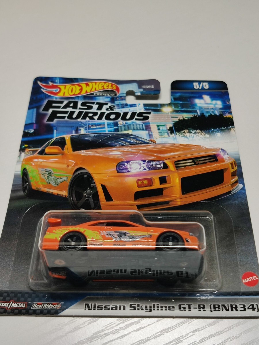 Hot Wheels Premium Nissan Skyline GT-R (BNR34) 5/5 2023 Fast