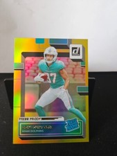 ERIK EZUKANMA 2022 Donruss Press Proof Premium Gold Holo RATED ROOKIE #339