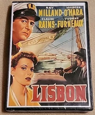 NEW Lisbon (DVD, 1956) Kino Lorber, Ray Milland, Maureen O'Hara, Rains, SEALED