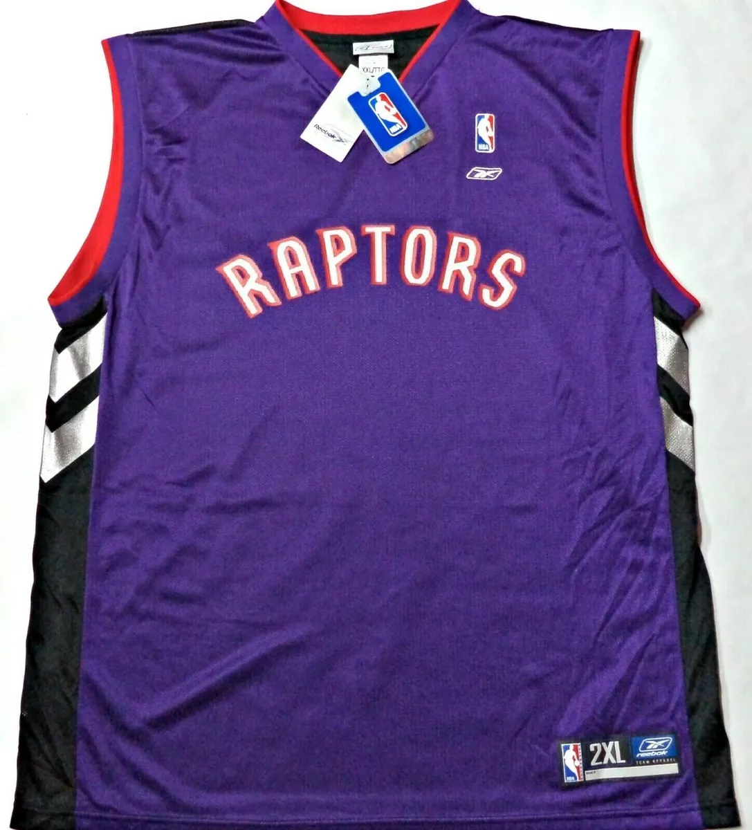 VINTAGE NWT XXL BLANK TORONTO RAPTORS CIRCA 2003 06 AUTHENTIC NBA