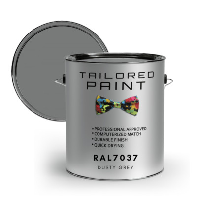 RAL7037 DUSTY GREY SATIN uPVC Fenster & Tür 1K Pinsel oder Spray On