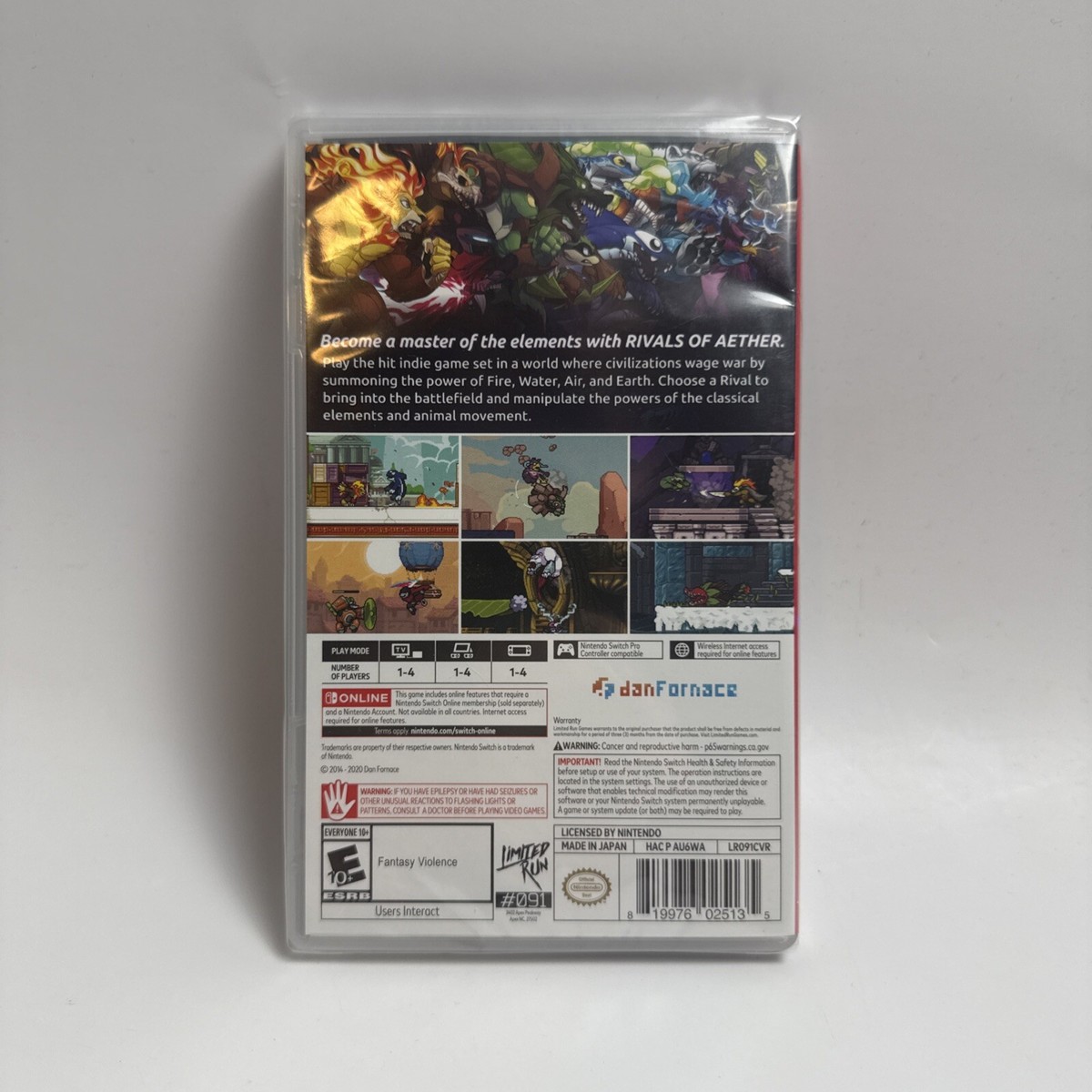 Rivals of Aether (Nintendo Switch, 2021) - Brand New/ Sealed
