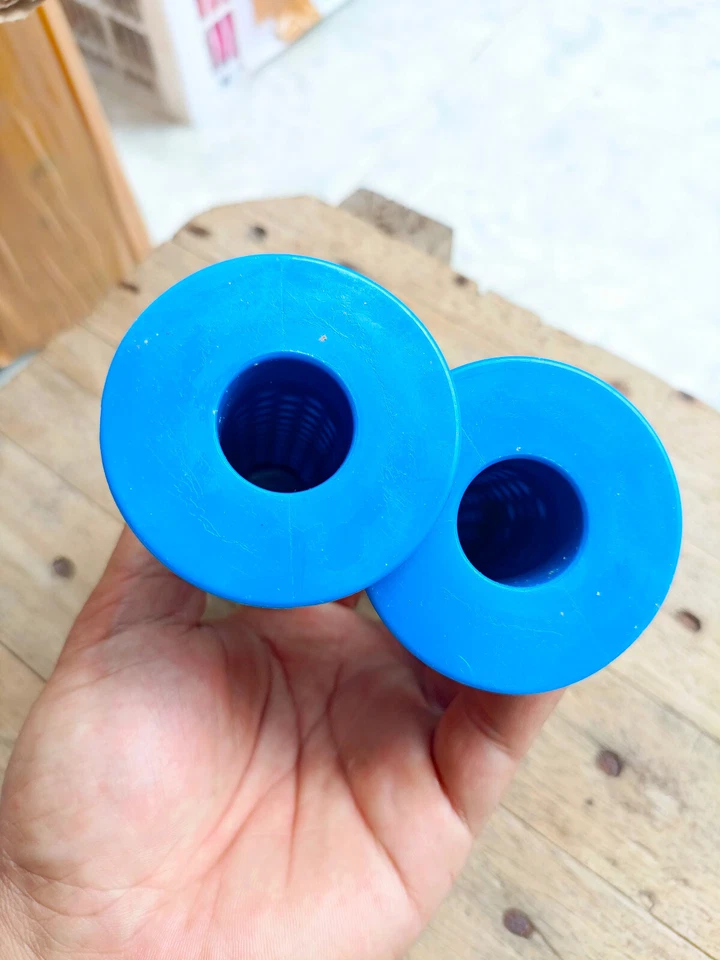 NOS Old School BMX Handgrip Pair 22mm Blue Haro MX-Like - Image 4 of 4