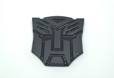 Carbon Fiber 3d Autobot 4 Inch Transformers Emblem Badge Decal Car Stickers