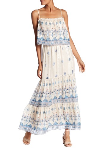 Womens Joie Blue White Print Design 100% Silk Adjustable Strap Dress XS |  eBay
