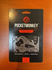 BRAND NEW - Zootility PocketMonkey Multitool - Wallet-Sized, TSA Compliant