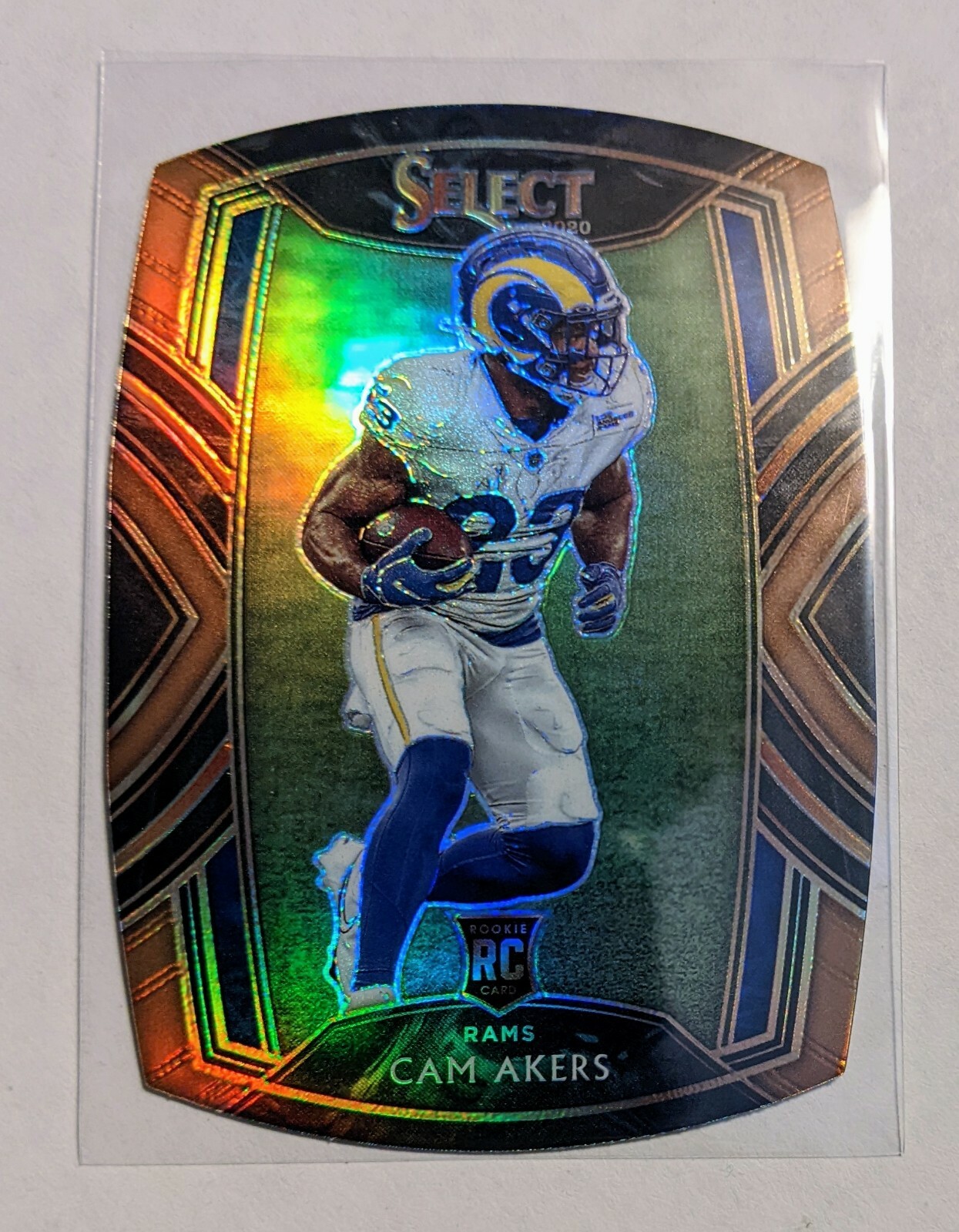 2020 Panini Select Cam Akers Club Level Copper Prizm Die-Cut RC /355 LA Rams