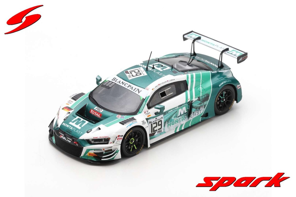 Spark SB260 1/43 AUDI R8 LMS GT3 2019 NO.129 24H SPA 2019 Model Car LIMITED Spark SB260 1/43 AUDI R8 LMS GT3 2019 NO.129 24H SPA 2019 Model Car LIMITED