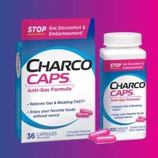 Charco Caps Anti- Gas 36 Count