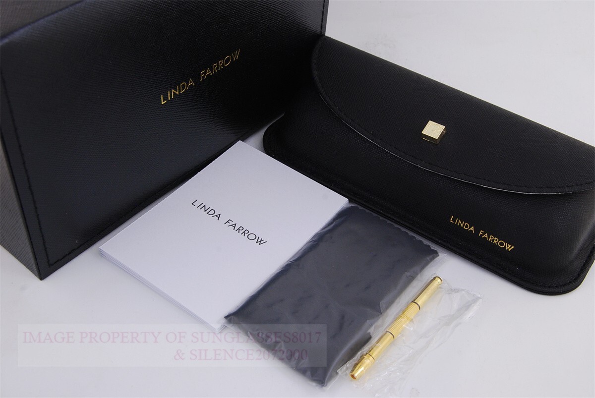 Linda farrow sunglasses case with box and soft cloth Inside Linda Farrow main image 4