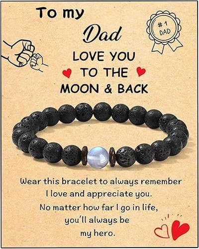 Father's Day Gifts Dad Birthday Gifts from Daughter Son 7.5 Inches Handmade