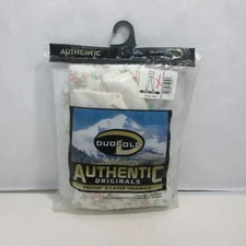 Duofold Girls 2 Layer Thermal Base Layer Bottom Pants  Floral Print 25% Wool Sm