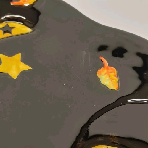 Black Cat Halloween Dish Susan Winget Certified International Ceramic - Picture 11 of 14