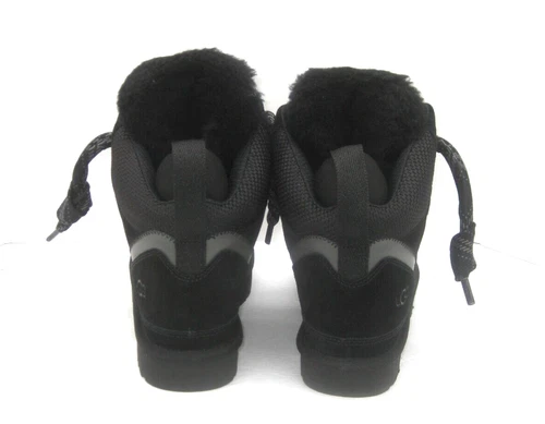 U G G Highlel Sand Chestnut Black Suede Damen Größen Sneaker Schuhe High Top - Bild 18 von 19