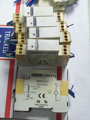 **LOT OF 5** CROUZET GORDOS INPUT MODULE 84115503 , GMS-IDC