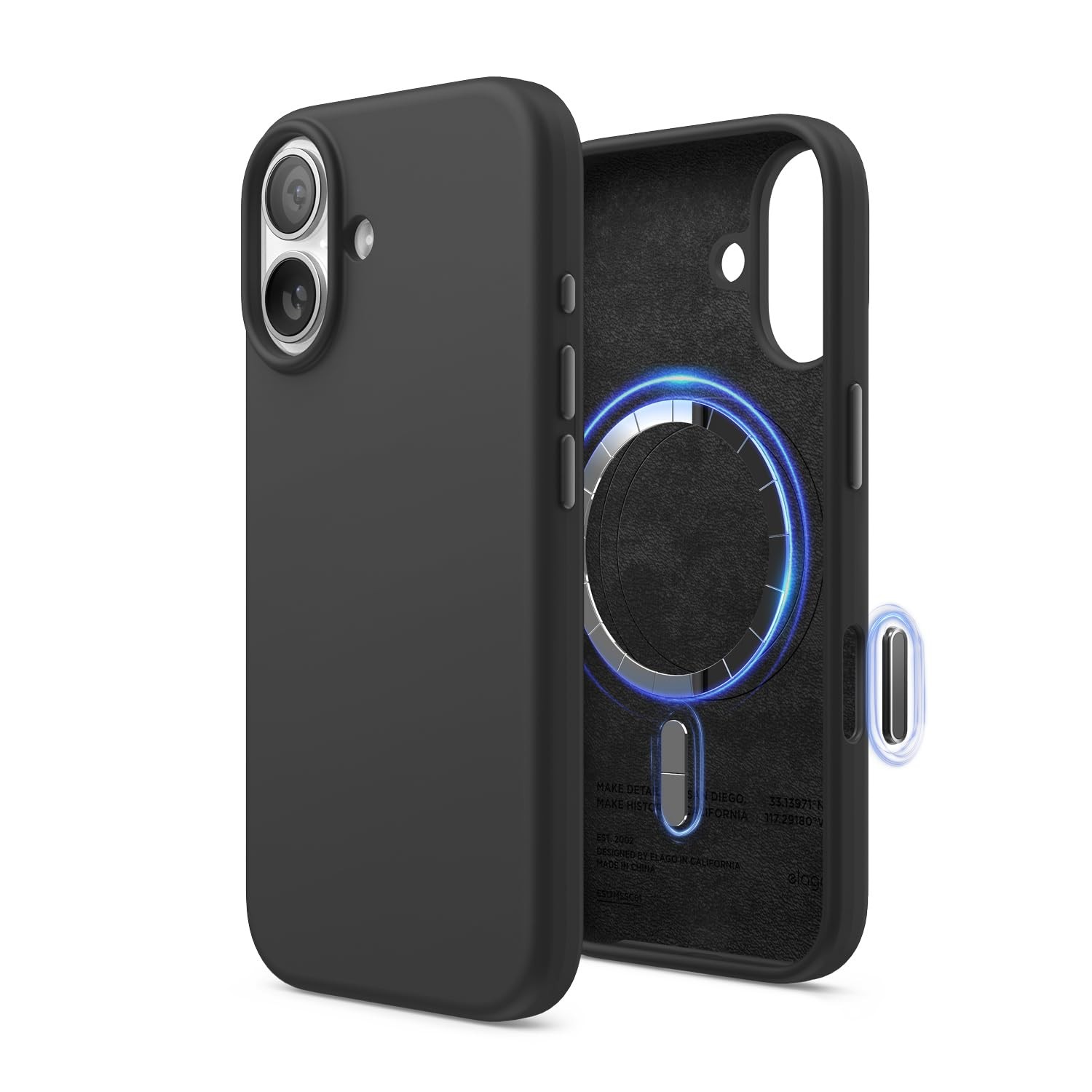 elago Cover Magnetica in Silicone Liquido per iPhone 17 (6,3 ) Compatibile con