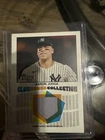 2026 Topps Heritage AARON JUDGE Clubhouse Collection Game Used Jersey Relic card