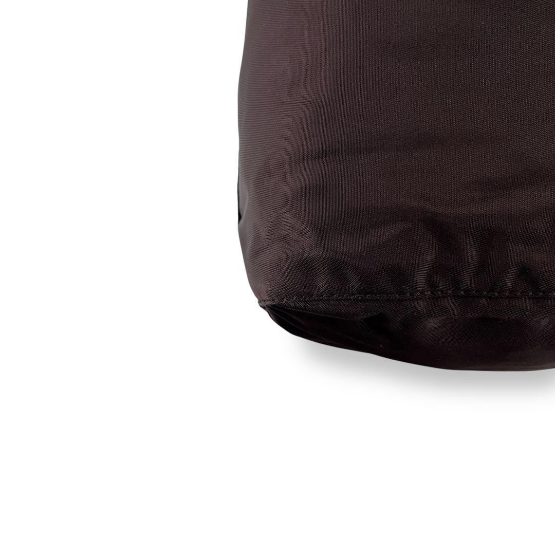 PRADA Triangular Logo Drawstring Mini Pouch Nylon… - image 8