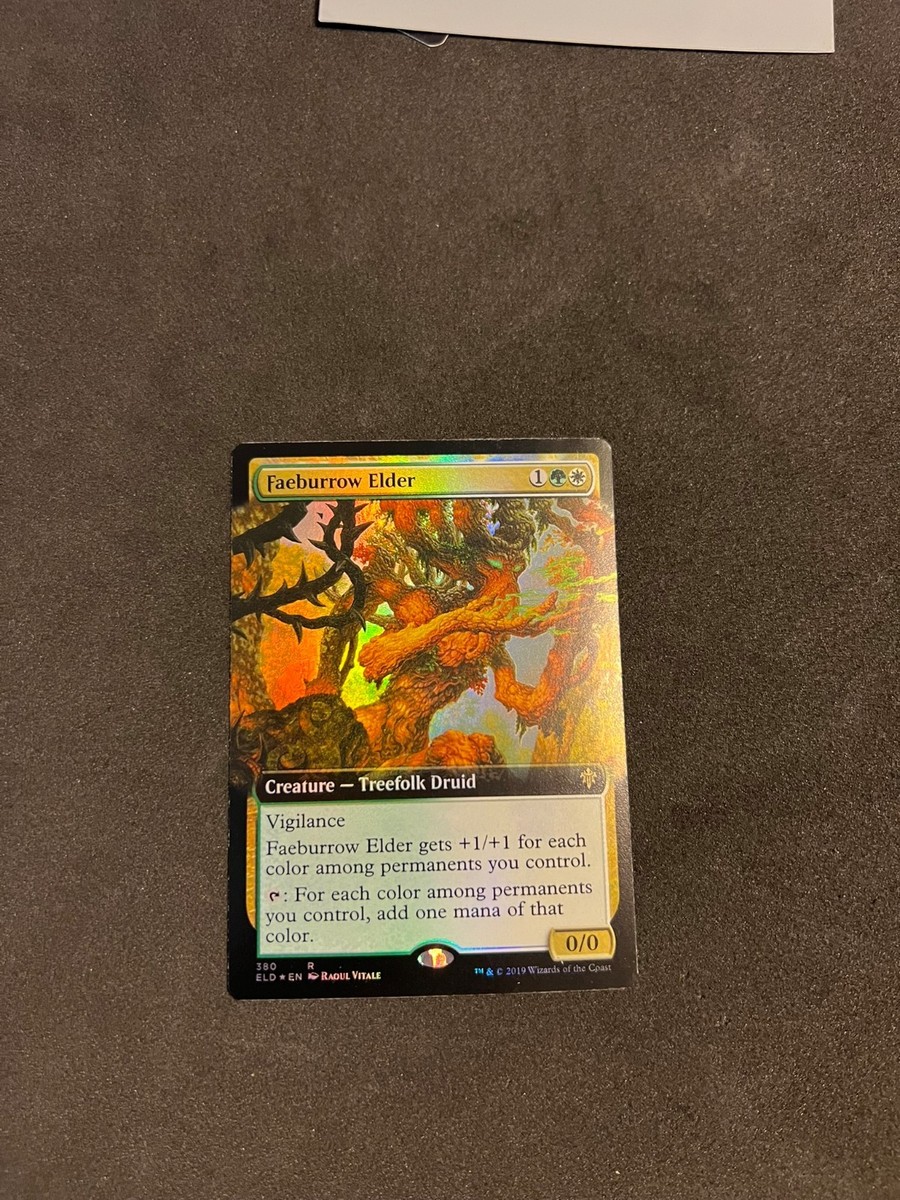 Faeburrow Elder #380 FOIL [Throne of Eldraine] Magic MTG Cards NM/LP | eBay