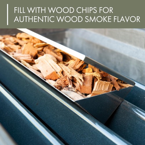 Charcoal Companion V-shaped Heavy Duty Stainless Steel Smoker Box For - Picture 2 of 7