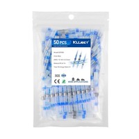 LöTverbinder Blau 50Stk Wasserdicht 4,0-6,0Mm² Kabelverbinder Schrumpfschlauch