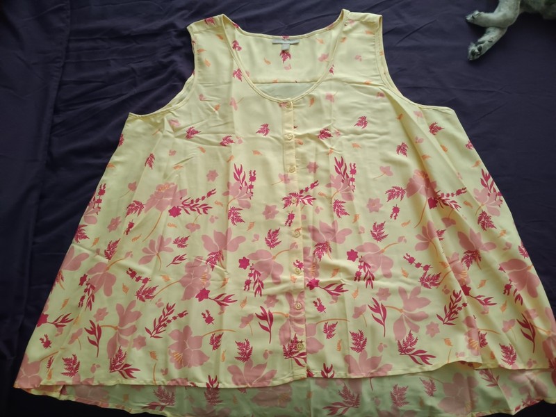 NWT Woman Within Yellow Tunic Size 2X