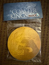Nerd Block A Coaster of Kings White Walker Wood Round Coaster 4 in Made in USA