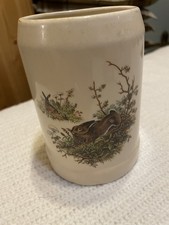 Bierkrug Jagdmotiv Hase – Steinzeug – St. Taffer