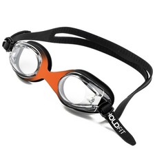 Polycarbonate Silicone Swimming Goggles Anti Fog Adjustable Strap Swim Training