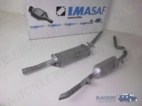 Imasaf Auspuffset Mitteltopf + Endtopf für Alfa Alfetta 1.8 + 2.0 1972-1978