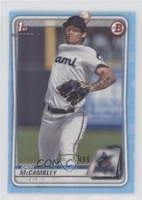 2020 Bowman Draft Sky Blue Border 7/499 Zach McCambley #BD-112 1t5