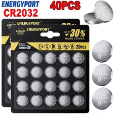 40 x LITHIUM BATTERY 3V CR2032 CR 2032 BR2032 DL2032 Remote Button Cell Watch