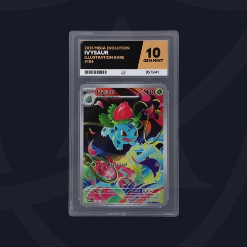 Pokemon ACE 10 GEM MINT Ivysaur Illus Rare 134/132 Mega Evolution 2025