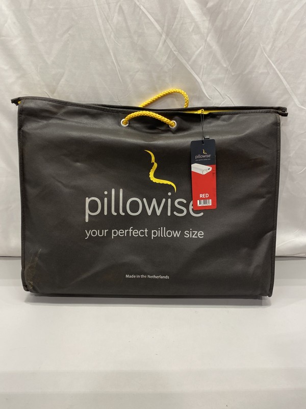 Pillowise Bed Pillow Red With Dutch Memory Foam 21 x 13in