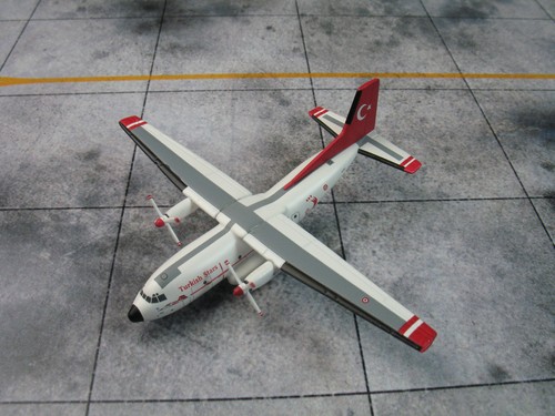 Herpa 515658 - Transall C.160 D, Turkish Stars Support, 1:500