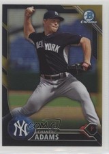 2016 Bowman Chrome Prospects Black & Gold Refractor Chance Adams #BCP192 0e5