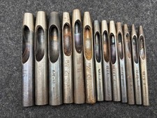 Lot of 13 Vintage UNUSED C.S. Osborne  Co. Belt Punch Set - ALL DIFFERENT SIZES