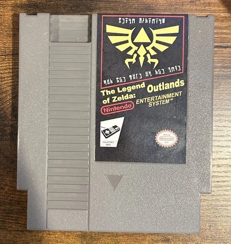 The Legend of Zelda Outlands NES Game Cartridge - Collector’s Series Label