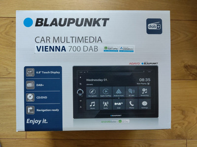 Blaupunkt Vienna 700 DAB+ Autoradio 2-DIN Touchscreen Bluetooth CarPlay DVD Top