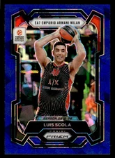 Luis Scola 2023-24 Panini Prizm EuroLeague #62 Blue Ice #/125