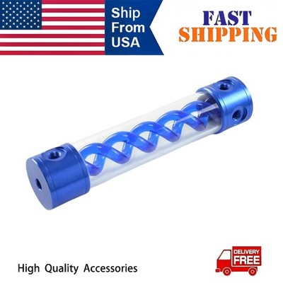 OCOCOO T-VIRUS Blue Acrylic Double-Helix Reservoir, 200 mm x 50 mm, G1/4 Thread
