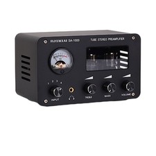 Vacuum Tube Preamp Stereo 4-way HiFi Audio Switcher Box Desktop Headphone Amp cd