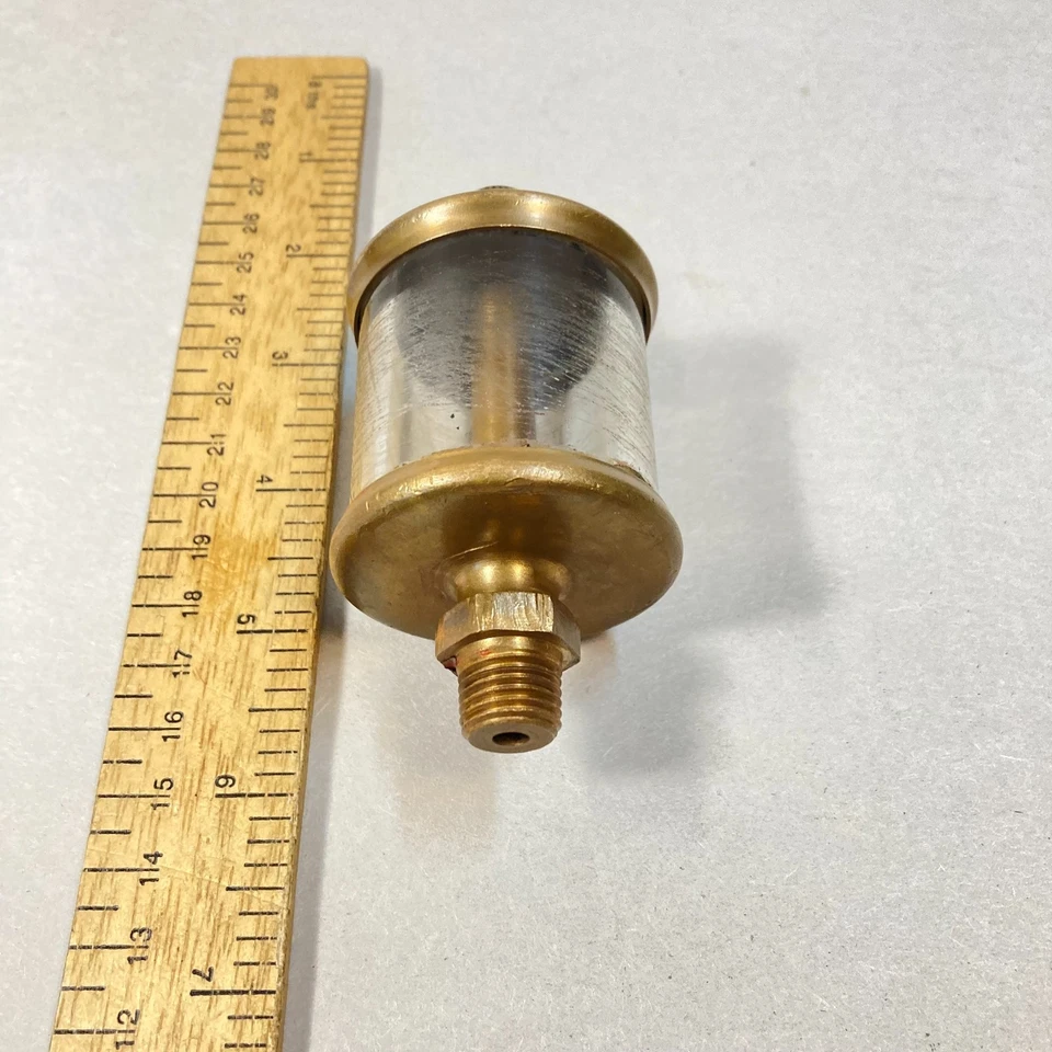 Engrasador Lunkenheimer vintage n.º 1 1/2 Fig. Motor Pioneer Hit & Miss 1297 EE. UU. Foto 3 de 4