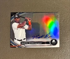 Marcell Ozuna 2013 Bowman Platinum Prospect Autographs Auto #BPAP-MO Miami