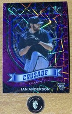 Ian Anderson 2021 Panini Chronicles Crusade Purple Velocity Rookie Insert #22