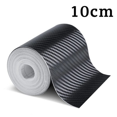10m Nano Carbon Fiber Car 3D Sticker Wrap Door Mirror Protection Film Vinyl