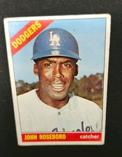 John Roseboro 1966 Topps #189 Los Angeles Dodgers Good
