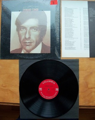 Songs Of Leonard Cohen LP Vinyl Record VG Vinyl Shrink CL-2733