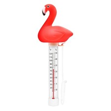 XY-WQ Floating Pool Thermometer, Large Size Easy Read for Water Flamingo